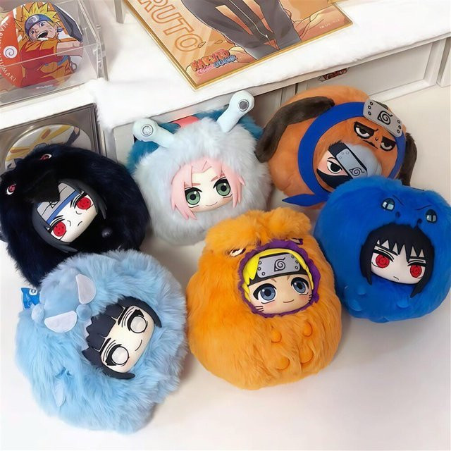 Bandai Naruto Uzumaki Naruto Uchiha Sasuke Überraschungsbox, Actionfiguren, Plüsch-Taschenanhänger - Bild 1