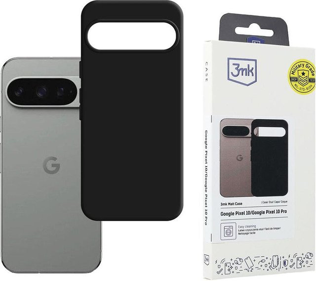 3MK Schutzhülle für Google Pixel 10 Pro und Google Pixel 10 in Matt Schwarz - Bild 1