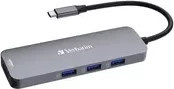 Verbatim USB-C Pro Multiport Hub CMH-08 mit 8 Anschlüssen, HDMI, USB-A 3.2 Gen 1 und SD-Kartenleser - Bild 2