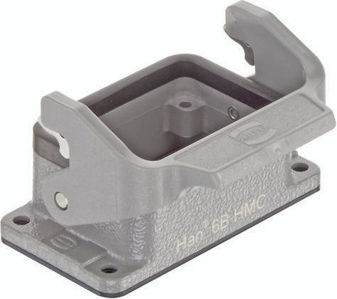 HARTING Anbaugehäuse 09 30 206 0301 in Grau aus Aluminium - Bild 1