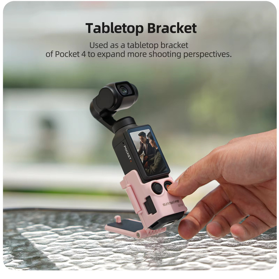 Magnetische Halterung und Adapter-Klemme für DJI Osmo Pocket 4 mit verstellbarem Griff - Bild 4