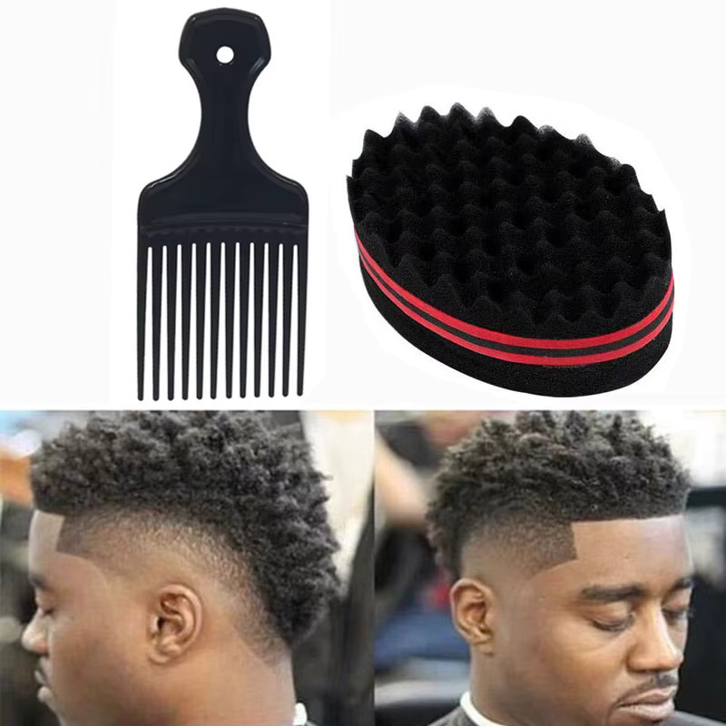Haarstyling-Set für lockiges Haar, 2er Set, Herren - Bild 2