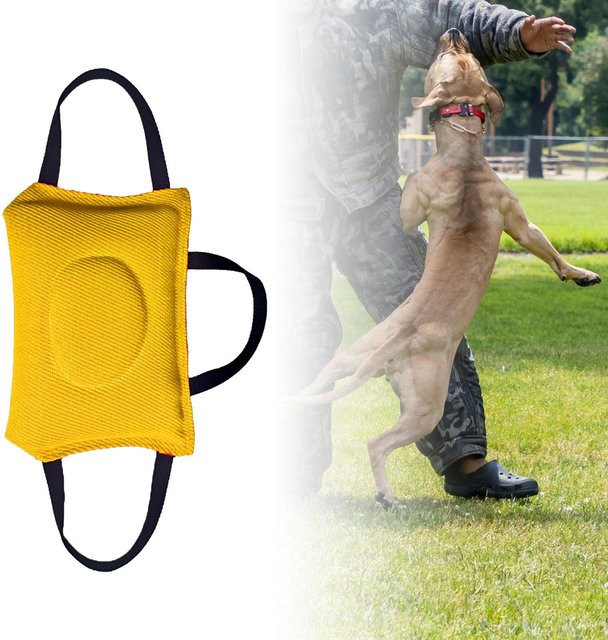 Toy Story Beißkissen für Hunde, Interaktives Spielzeug, Trainingskissen, gelb - Bild 1