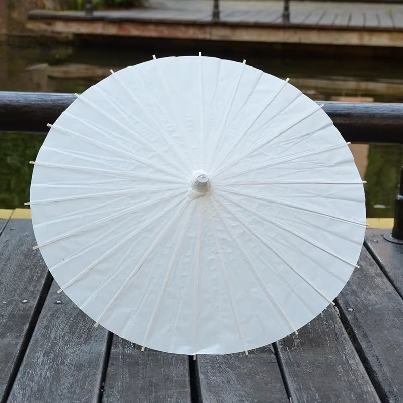 Dekorativer Ölpapier-Regenschirm von merylover in Pink für Hochzeit, Party und DIY-Malerei, Durchmesser: 20 cm und 30 cm - Bild 2