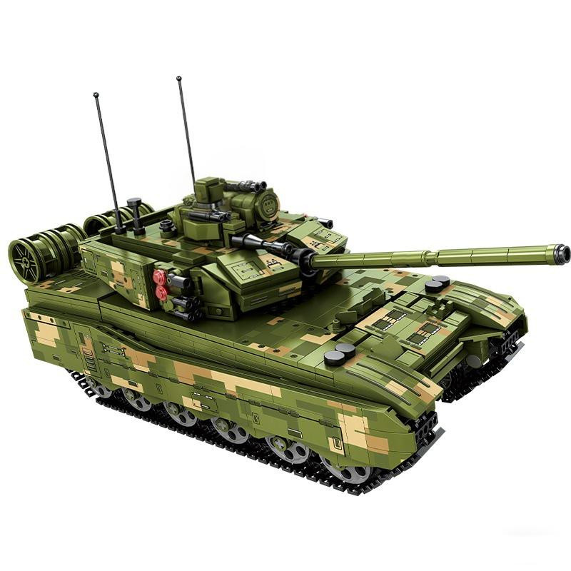 Linyi toy Gepanzertes Kampffahrzeug und Transportfahrzeug Bausteine-Set - Bild 4