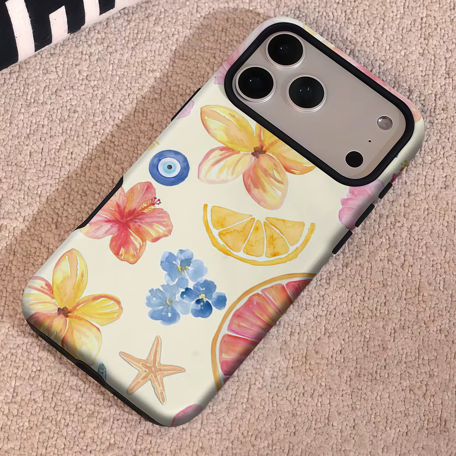 Potdemiel Summer Ocean Vibe Handyhülle für iPhone 17 16 15 14 13 Pro Max Plus, magnetisches Double-Layer Tough Case, multicolour - Bild 4