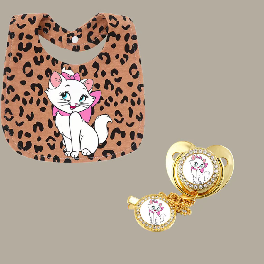 Disney Neugeborenen-Set mit Stillnippel und Baby-Lätzchen, BPA-frei, mehrfarbig - Bild 1