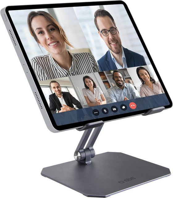 Tragbarer Tischständer für Tablets von SBS in Grau - Bild 1