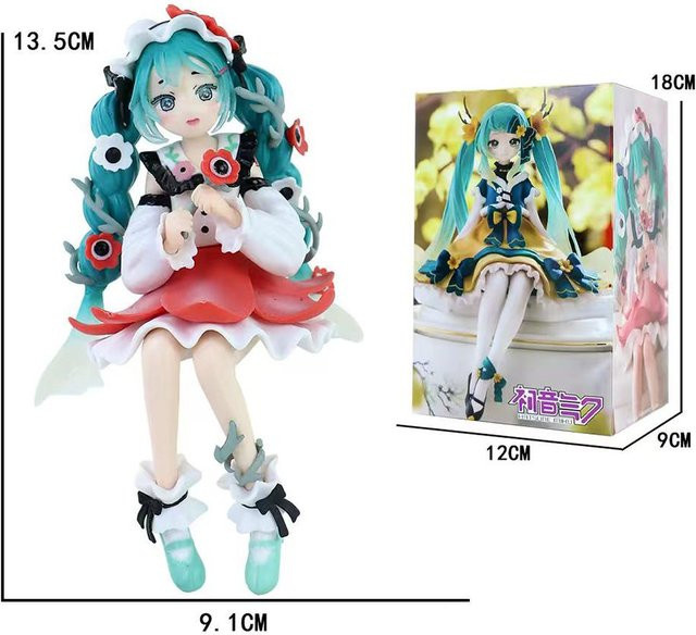 FuRyu Hatsune Miku Blumenfee Serie -Anemone Ver.- Actionfiguren, 14cm - Bild 1