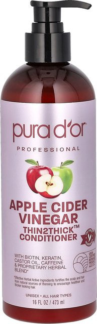 Pura D'or Thin2Thick Conditioner mit Apfelessig, 473 ml, Unisex - Bild 1