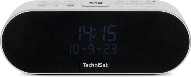 TechniSat DIGITRADIO 53 BT DAB+ und UKW Premium Uhrenradio mit Wecker und Bluetooth in Hellgrau - Bild 1