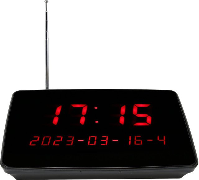 OutsideWorld Kabelloses Rufsystem für Pflegepersonal und Restaurants mit 1 Sender und 6 Pager, Wasserdicht IPX4, Schwarz, US-Stecker - Bild 1