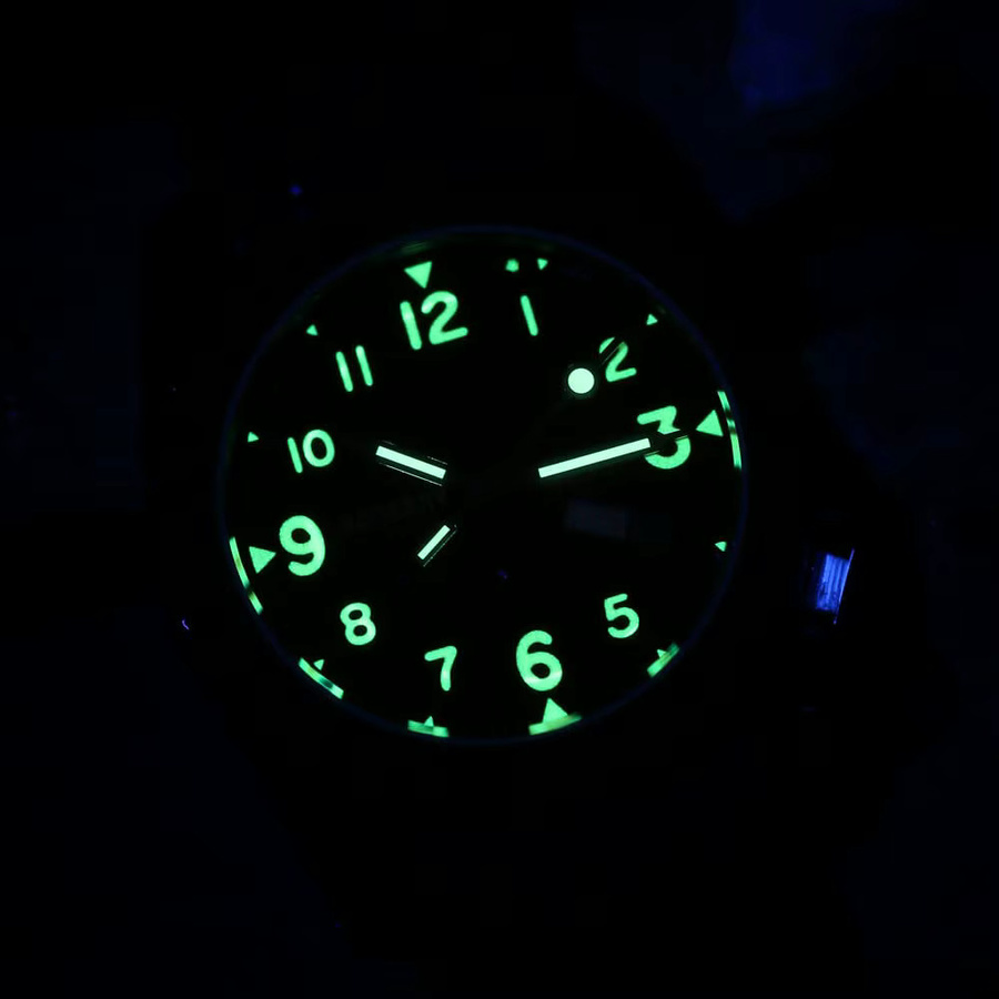 BODERRY Armbanduhr, Automatik, Titan, 40 mm, Textil/NATO, Herren - Bild 3