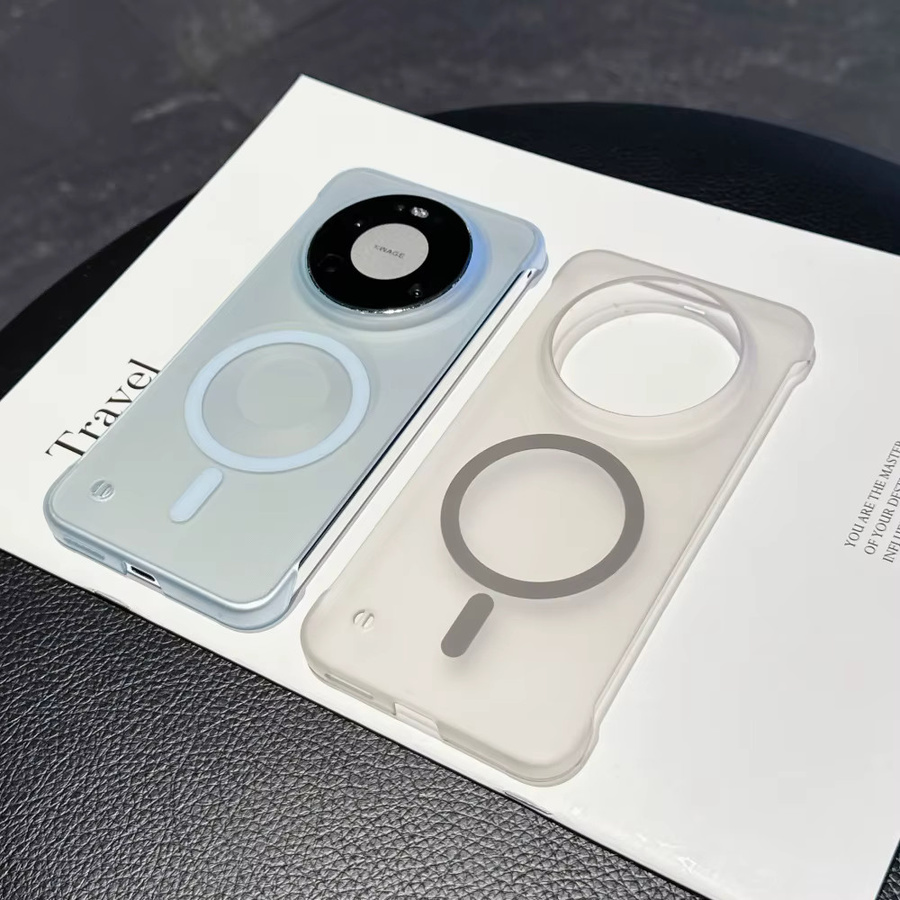 Magnetische transparente Handyhülle mit mattem Finish für Huawei Mate 80, Mate 70, Mate 60 Pro, Pura 80 Ultra und Pura 70 Pro, kompatibel mit MagSafe - Bild 2