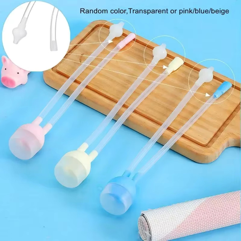 Manueller Nasensauger für Säuglinge und Babys als Nasenschleimentferner in Pink und Multicolour - Bild 2