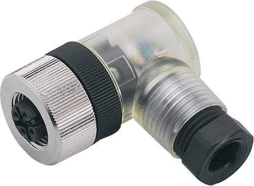 ifm Electronic E11510 Sensor-Aktor-Steckverbinder, unkonfektionierte Buchse, gewinkelt, Polzahl 4, Farbe: Silber - Bild 1