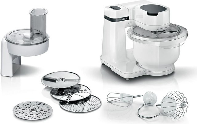 Bosch Serie 2 Küchenmaschine MUMS2AW01 in Weiß mit 700 W und 3,8 l Volumen - Bild 1