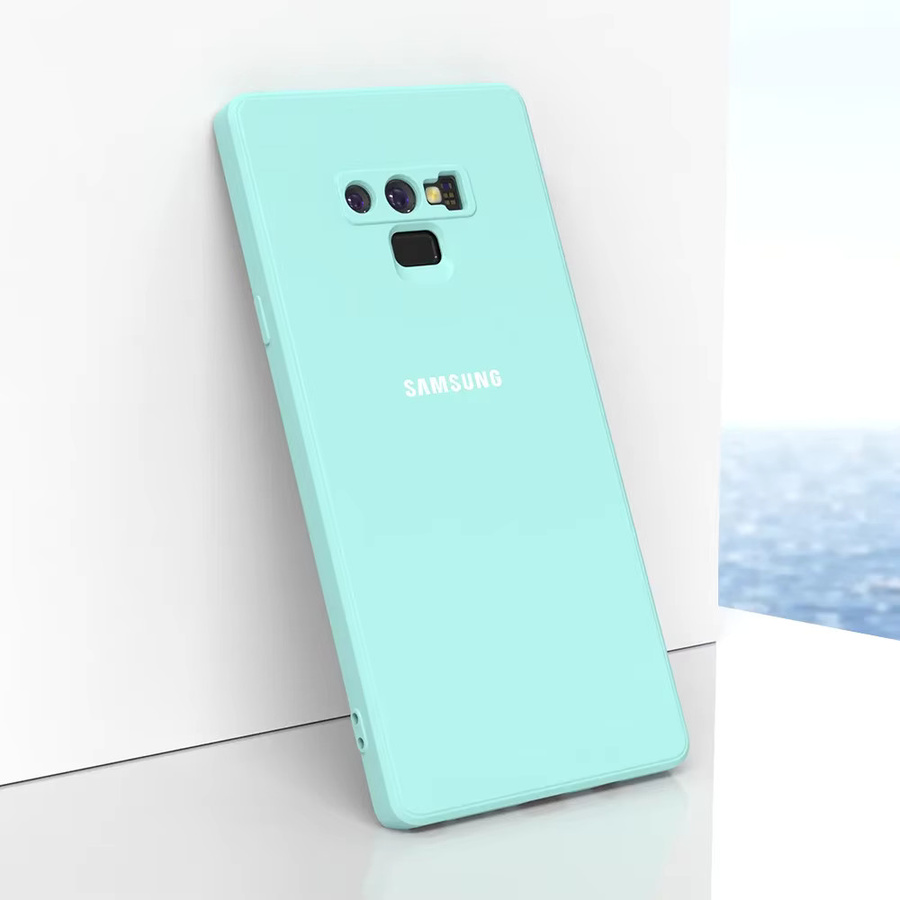 Samsung Galaxy Note 9 Silikon Hülle in Blau mit weichem TPU-Schutz - Bild 5