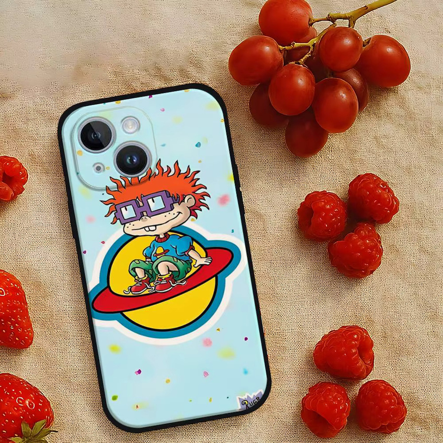 Mesuca Cartoon R-Rugart Handyhülle für iPhone 16 15 14 13 12 11 Pro Max Plus Mini XR XS SE in Multicolour - Bild 5