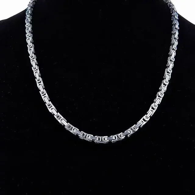 FPFWFS Halskette Silber, Goldfarbe, 50 cm, Unisex - Bild 1