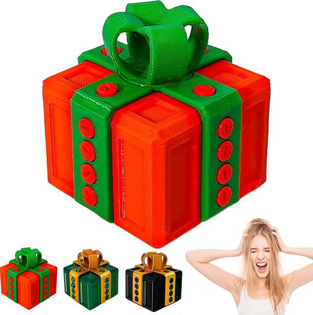 Lustige 3D-gedruckte Geschenkbox mit Schrauben als Geldkartenbehälter in Multicolour - Bild 1