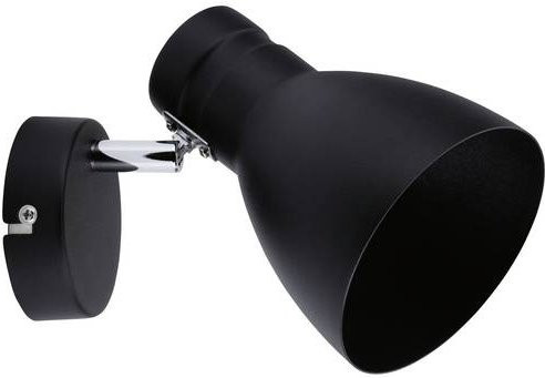 Paulmann Wandstrahler 66759 in Schwarz mit E27 Fassung im Industrielook - Bild 1