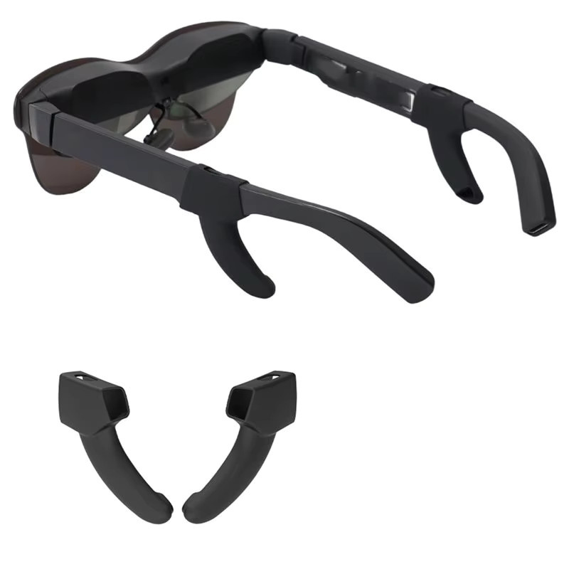 Rayneo FULL-Sound Tube Silikon-Schallführungsrohr für Rayneo Air 3S, 3S Pro, Air 4 und 4Pro Smart Glasses in Schwarz und Beige - Bild 1