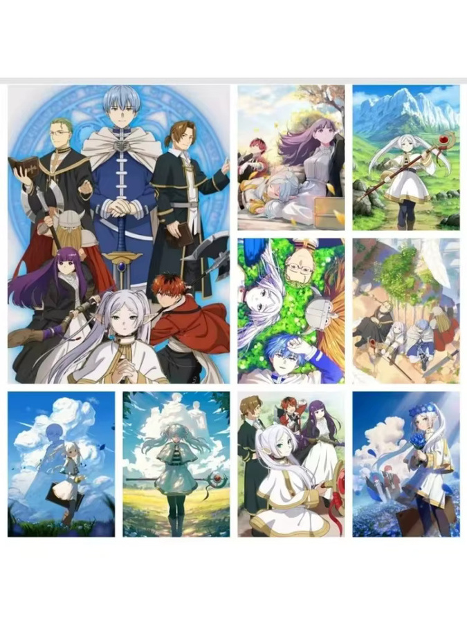 KAYOU Frieren: Beyond Journey's End 5D DIY Vollrund-Diamantmalerei Illustration in Multicolour, B/H: 30,0 x 20,0 cm - Bild 2