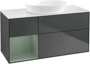 V&B Waschtischunterschrank Finion in Grau lackiert, Breite: 120 cm, Tiefe: 50,1 cm, Höhe: 50,1 cm - Bild 1