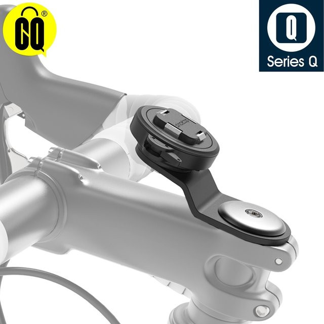 CQ Fahrrad Handyhalterung Schwarz Stabilisator für MTB und iPhone 15 - Bild 1