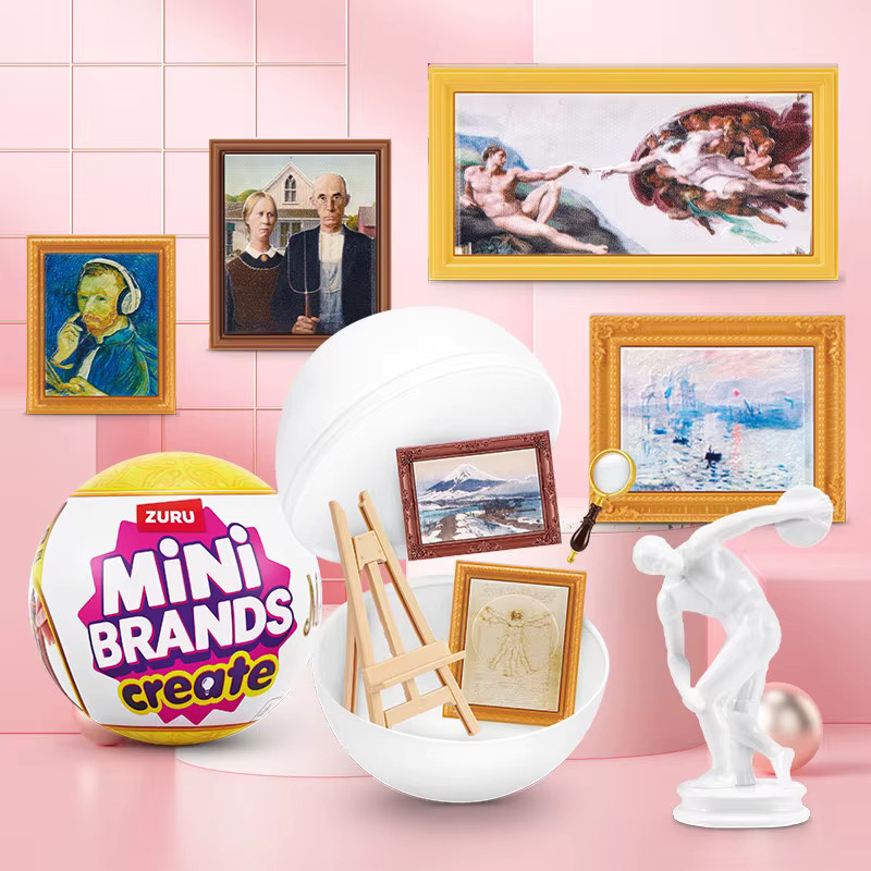 Zuru Mini Brands Create Blind Ball Masterpiece Paintings, Mini-Sammelfigur, ab 8 Jahren - Bild 4