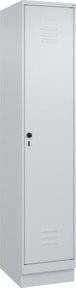C+P Spind Classic PLUS Garderobenschrank mit Sockel, 1 Abteil, Grau, H x B x T: 195 x 40 x 50 cm - Bild 1