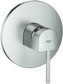 Grohe PLUS UP Brause-Einhebelmischer Fertigmontageset in Chrom und Silber, wandmontiert - Bild 1