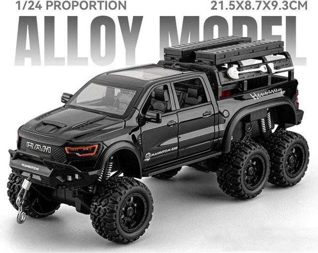 Linyi toy car Rezvani Vengeance Ram Mammoth, Modell Spielzeug, 1:24 Skala, mit Musik und Licht, ab 14 Jahren - Bild 1