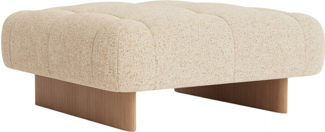 HAY Quilton Lift Ottomane in Beige aus Holz - Bild 1