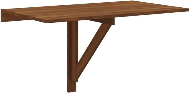vidaXL Wand-Klapptisch in Braun mit Eichen-Optik aus Holzwerkstoff, B/T/H: 100 x 60 x 56 cm - Bild 1