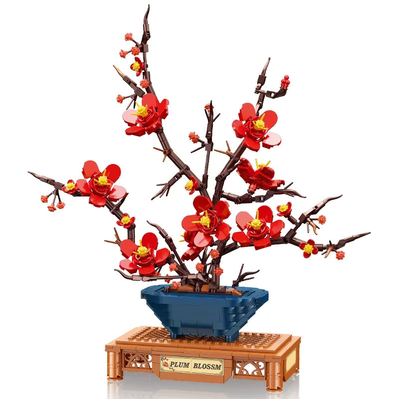 wishiot Plum Blossom Simulation Anlage, Bausteine, 736 Teile - Bild 2