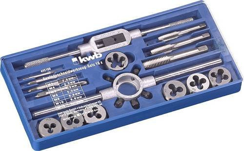 Kwb 445100 Gewindeschneidsatz 16-teilig in Silber - Bild 1