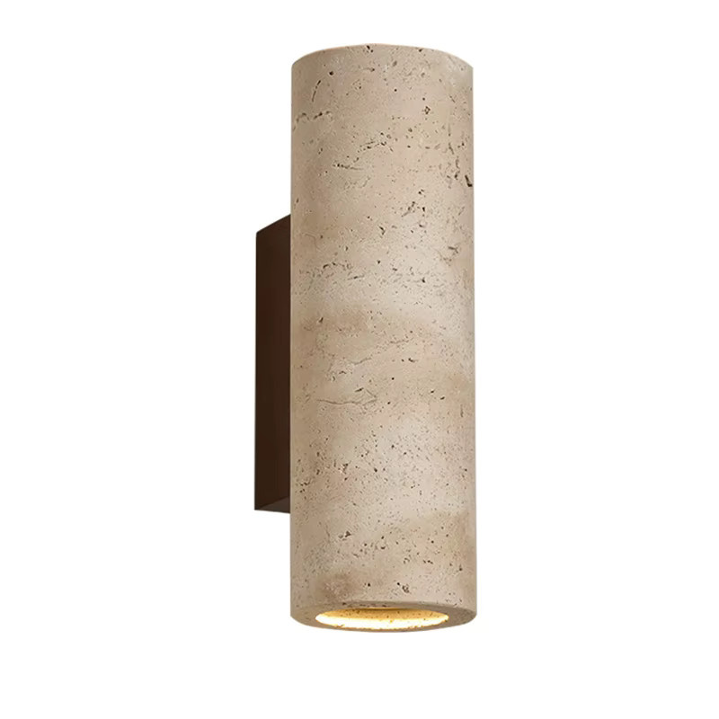 Feiyunlux LED Wandleuchte aus Stein in Beige und Gelb für Schlafzimmer, Wohnzimmer und Treppenhaus - Bild 4