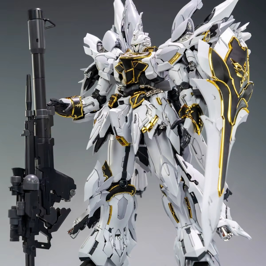 Bandai Mg Sinanju Gk Style, Modell Kit, 1:100, Kunststoff, Rot/Weiß - Bild 2