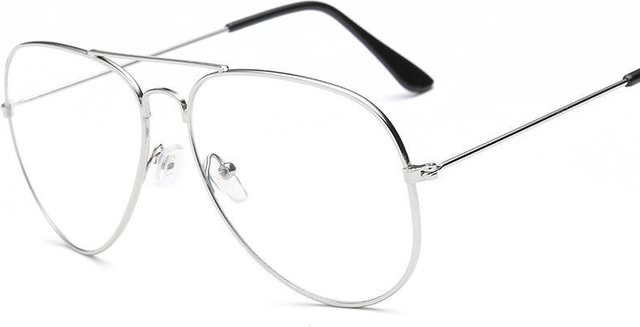 Fable Korrektionsbrille Aviator, Metall, Vollrand, Gold, Transparent, Unisex - Bild 1