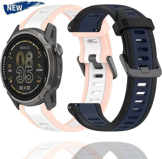 Uhrenarmband Silikon, Schwarz, Unisex - Bild 1