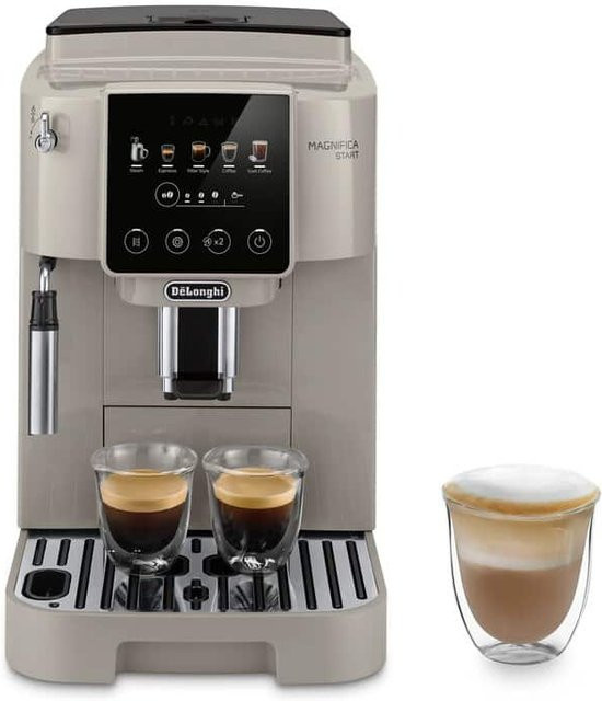De'Longhi MagnificaStart ECAM220.50.BG Kaffeeschrank mit Milchbehälter in Beige - Bild 1