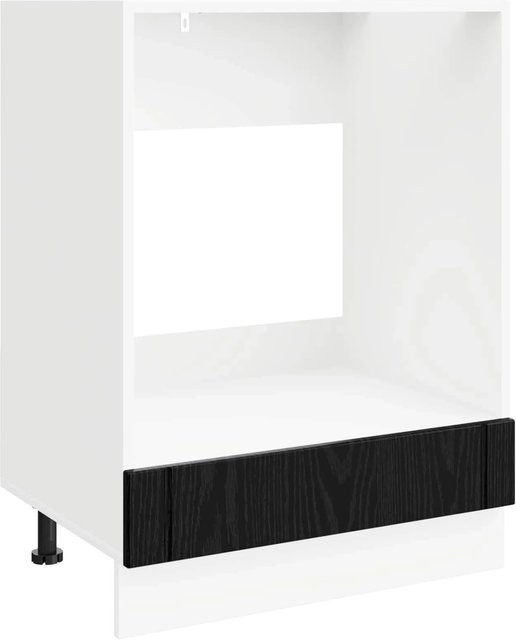 vidaXL Küchenschrank Lucca in Schwarzer Eiche, B/T/H: 60 x 46 x 81,5 cm - Bild 1