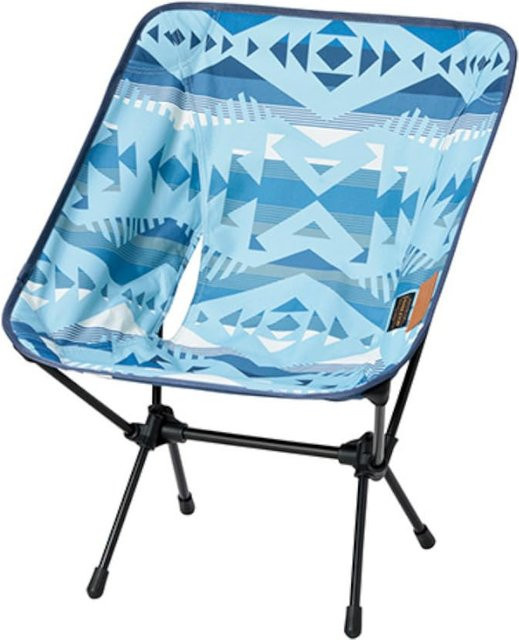 Helinox Campingstuhl Chair One Home 2022 Modell in Blau mit geometrischem Muster - Bild 1