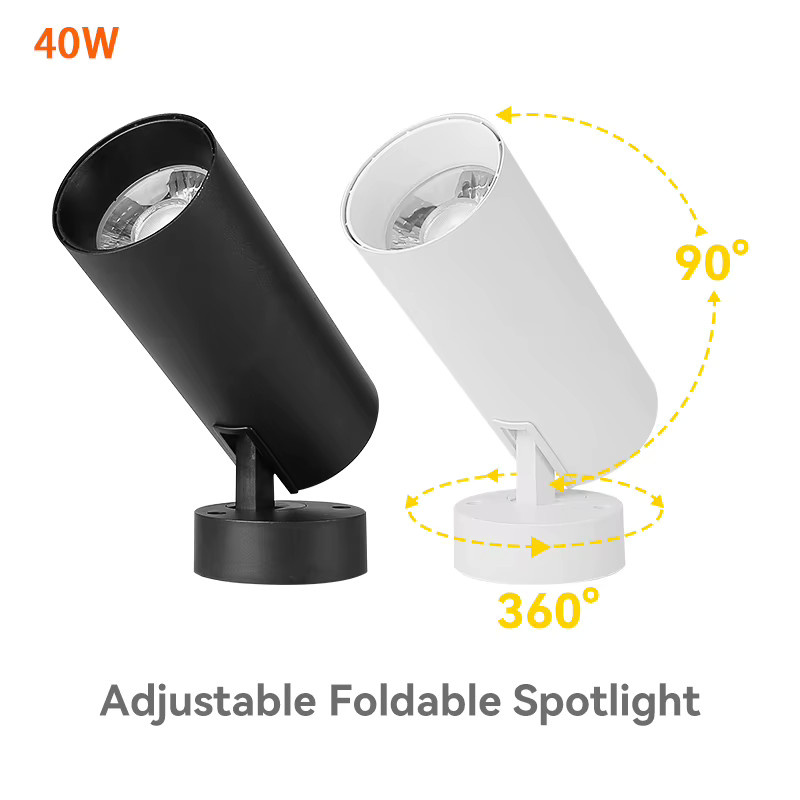 LANGYUE LED Schienensystem Spotlampe 40W für Wohnzimmer, moderner Decken-Downlight in Zylinderform - Bild 4