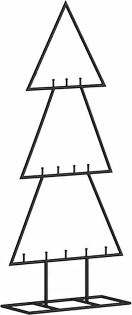Furnicato Weihnachtsbaum Deko aus Metall in Schwarz, Höhe: 60 cm - Bild 1