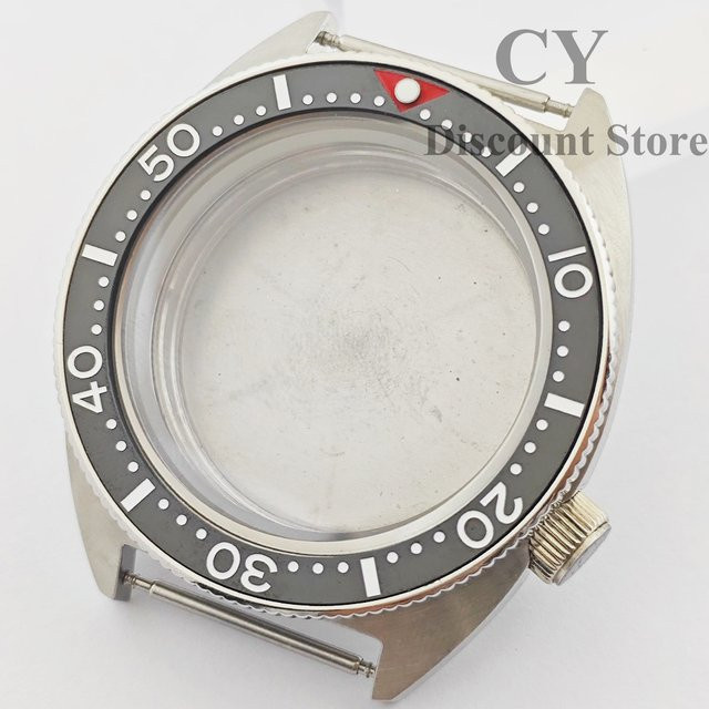 RICHUS Uhrengehäuse, 40 mm, Edelstahl, Silber, Saphirglas, Uhrenzubehör - Bild 1