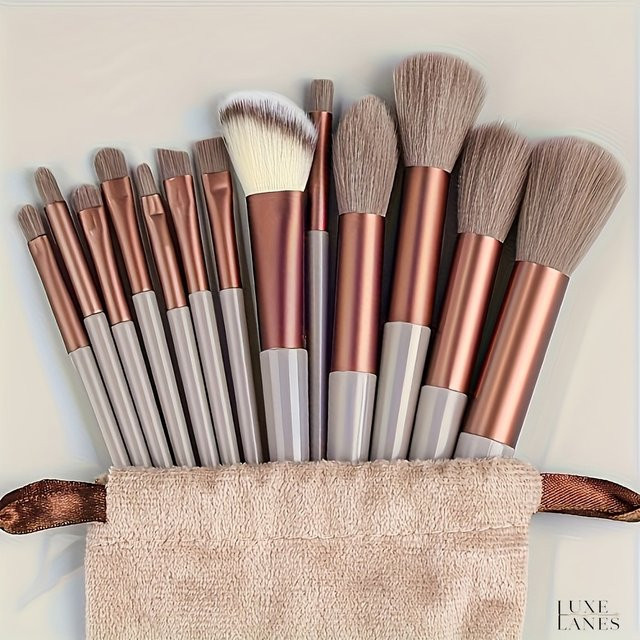 MOZHOU Make-up-Pinsel-Set, 13-teilig, für Gesicht, Unisex - Bild 1
