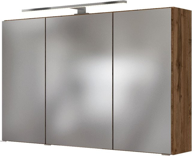HELD Spiegelschrank Birma Badezimmer in Wotaneiche, Breite: 100 cm - Bild 1